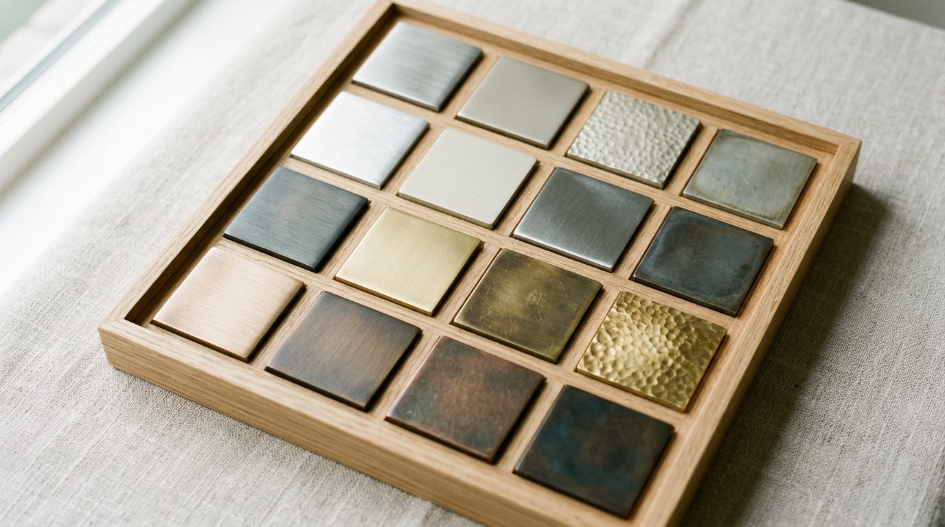Finish sample trays